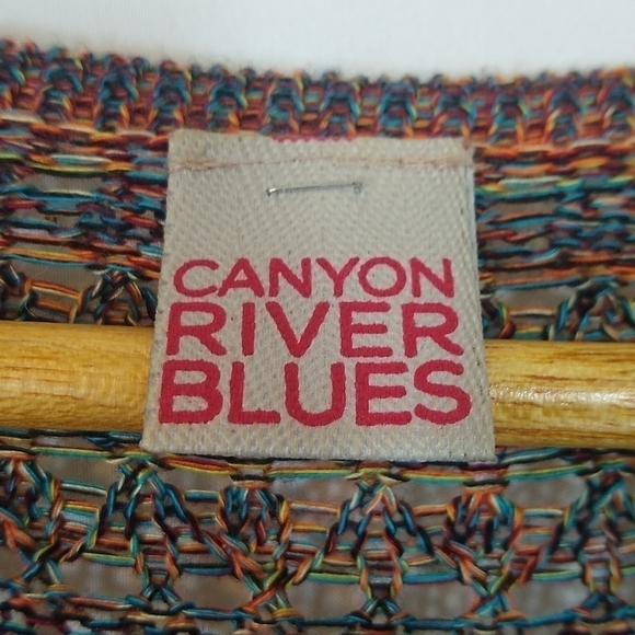 CANYON River Blues Rainbow Knit Oversized Crop Top - Picture 5 of 7